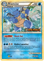Pokemon Heartgold Soulsilver Prereleas Card - Blastoise