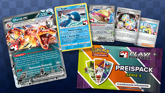 Erhalte Play! Pokémon-Preispacks der Serie 4 bei deinem Spielfachgeschäft vor Ort