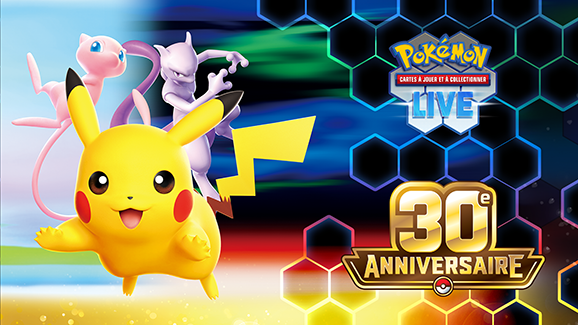Fêtez 30 ans de Pokémon dans le JCC Pokémon Live