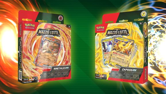 Mazzo Lotte Deluxe Ninetales-ex e Mazzo Lotte Deluxe Zapdos-ex del GCC Pokémon
