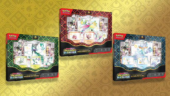 Collezione premium Pokémon-ex dell’espansione <em>Scarlatto e Violetto - Destino di Paldea</em> 