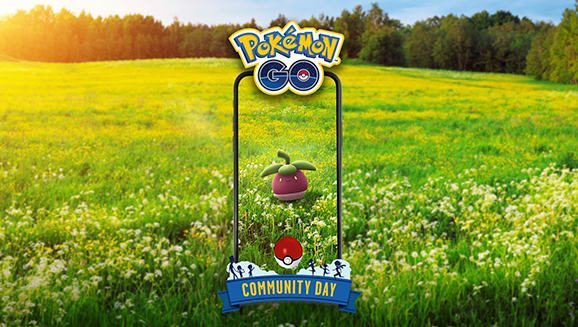 Bounsweet a tutiplén durante el Día de la Comunidad de mayo de 2024 de Pokémon GO