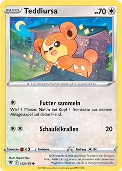 Teddiursa Astralglanz SammelkartenDatenbank Pokemon.de