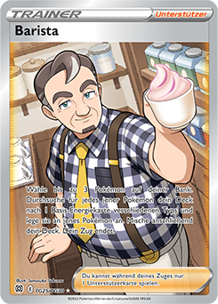 Barista | Strahlende Sterne Trainergalerie | Sammelkarten-Datenbank |  Pokemon.de