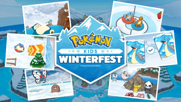 Amüsier dich beim Pokémon: Kinder-Winterfest mit Minispielen und tollen Aktivitäten
