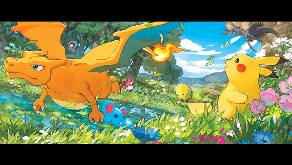 Besuche die Online-Galerie der Illustrationen des Pokémon-Sammelkartenspiels