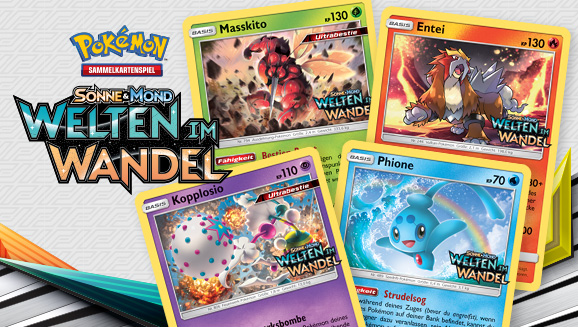 Pokémon-Sammelkartenspiel: Sonne & Mond – Welten im Wandel – Prerelease und Black Star-Promokarten