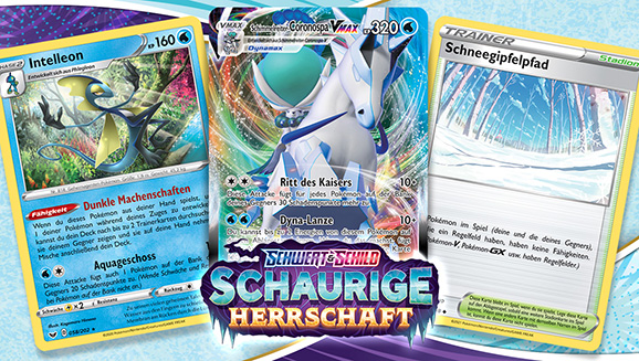 Deck-Strategie für das Pokémon-Sammelkartenspiel: Schimmelreiter-Coronospa-VMAX und Intelleon