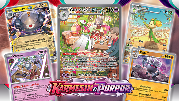 Ein erster Blick auf Clavion, Guardevoir-ex und mehr in Pokémon-Sammelkartenspiel: Karmesin & Purpur