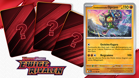 Wirf einen ersten Blick auf vier unterschiedliche Ogerpon aus Pokémon-Sammelkartenspiel: Karmesin & Purpur – Ewige Rivalen