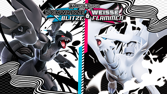 Pokémon-Sammelkartenspiel: Karmesin & Purpur – Schwarze Blitze und Weiße Flammen jetzt erhältlich