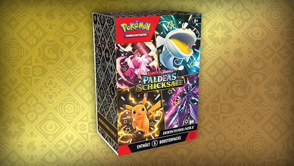 Pokémon-Sammelkartenspiel: Boosterbundle Karmesin & Purpur – Paldeas Schicksale