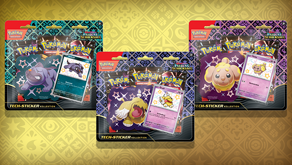 Pokémon-Sammelkartenspiel: Tech-Sticker-Kollektion Karmesin & Purpur – Paldeas Schicksale