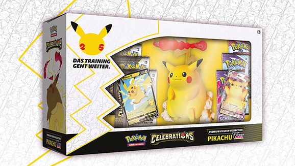 Pokémon-Sammelkartenspiel: Premium-Figuren-Kollektion Celebrations: Pikachu-VMAX