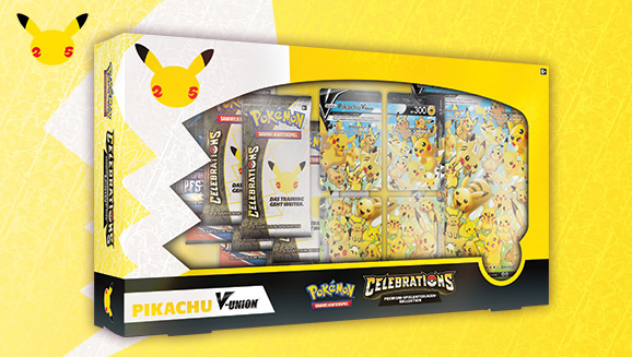 Pokémon-Sammelkartenspiel: Spezial-Kollektion Celebrations: Pikachu-V-UNION