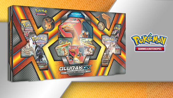 Premium-Kollektion Glurak-GX des Pokémon-Sammelkartenspiels