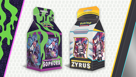 Zyrus und Sophora unterstützen dein Pokémon-Sammelkartenspiel-Deck mit ihren Talenten