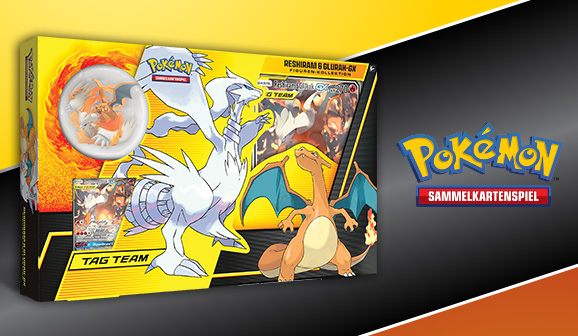 Pokémon-Sammelkartenspiel: Figuren-Kollektion Reshiram & Glurak-GX