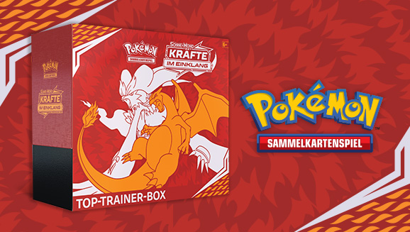 Pokémon-Sammelkartenspiel: Top-Trainer-Box Sonne & Mond – Kräfte im Einklang 