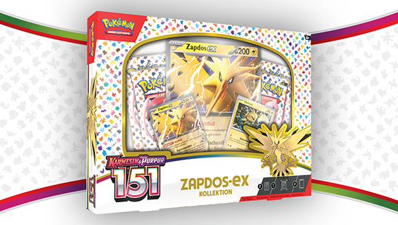 Kollektion <em>Karmesin & Purpur – 151</em>: Zapdos‑ex