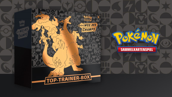 Top-Trainer-Box der Pokémon-Sammelkartenspiel-Erweiterung Weg des Champs