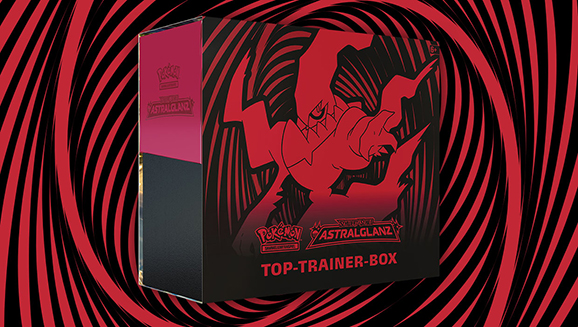 Pokémon-Sammelkartenspiel: Top-Trainer-Box Schwert & Schild – Astralglanz
