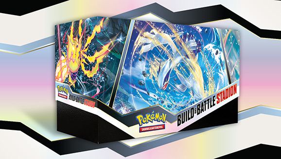 Pokémon-Sammelkartenspiel: Build & Battle Stadion Schwert & Schild – Silberne Sturmwinde
