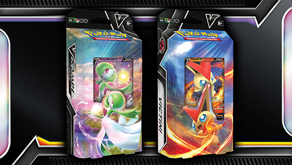 Pokémon-Sammelkartenspiel: V-Kampfdecks (Victini-V und Guardevoir-V)