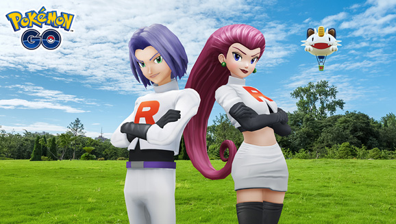 Jessie und James treffen sich mit Team GO Rocket in Pokémon GO