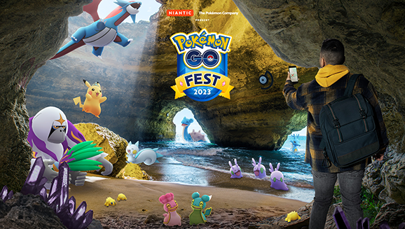 Mega-Rayquaza feiert sein weltweites Debüt beim Pokémon GO Fest 2023