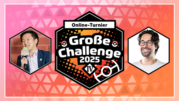 Sieh dir den Showcase der Großen Challenge auf Twitch, YouTube und dem Broadcast-Hub von Pokémon an