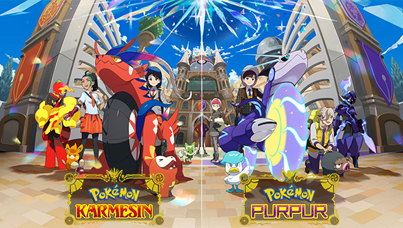 Pokémon Karmesin und Pokémon Purpur sind jetzt verfügbar!
