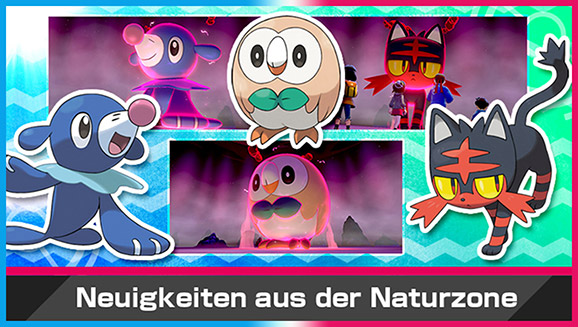 Begegne Bauz, Flamiau und Robball aus der Alola-Region in Dyna-Raids