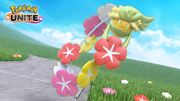 Das Blumenkranz-Pokémon Curelei ist jetzt in Pokémon UNITE verfügbar