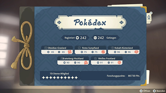 Tipps zur Vervollständigung deines Pokédex in Pokémon-Legenden: Arceus