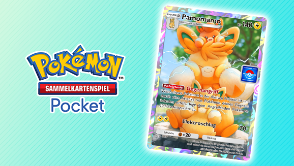 Ein Drop-Event mit Pamomamo in Pokémon-Sammelkartenspiel-Pocket
