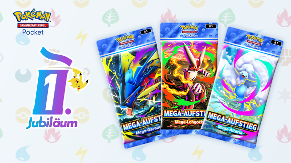 Event zur Feier des ersten Jubiläums von Pokémon-Sammelkartenspiel-Pocket