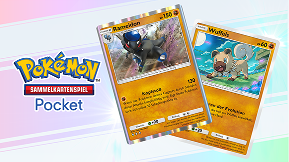 Pokémon-Sammelkartenspiel-Pocket: Strategie zur Deck-Vorlage für Rameidon und Wuffels
