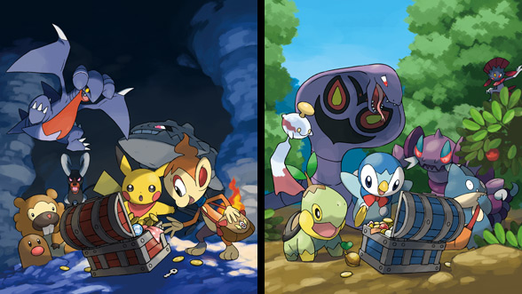 Pokémon Mystery Dungeon: Erkundungsteam Zeit und Pokémon Mystery Dungeon: Erkundungsteam Dunkelheit