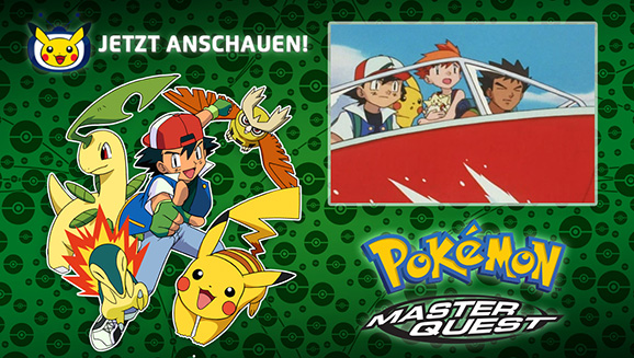Ash erforscht Johto in Folgen von Pokémon: Master Quest, jetzt auf Pokémon-TV
