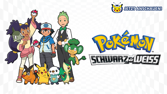 Folgen von Pokémon: Schwarz & Weiß jetzt auf Pokémon-TV