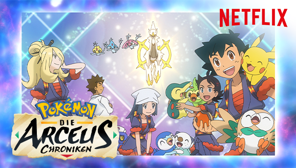 Pokémon: Die Arceus-Chroniken auf Netflix verfügbar