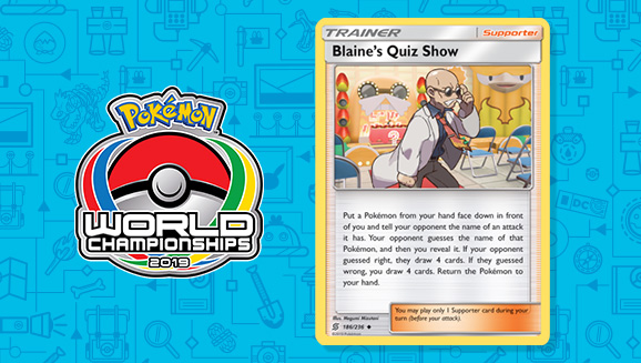 Blaine’s Quiz Show Banned at the 2019 Pokémon World Championships