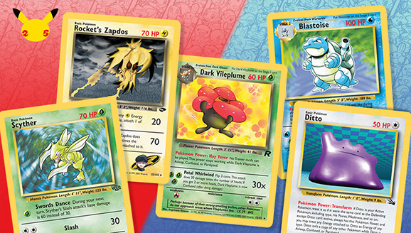 Favorite Pokémon TCG Cards from the Kanto Era