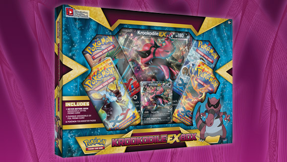 Pokémon TCG: Krookodile-<em>EX</em> Box