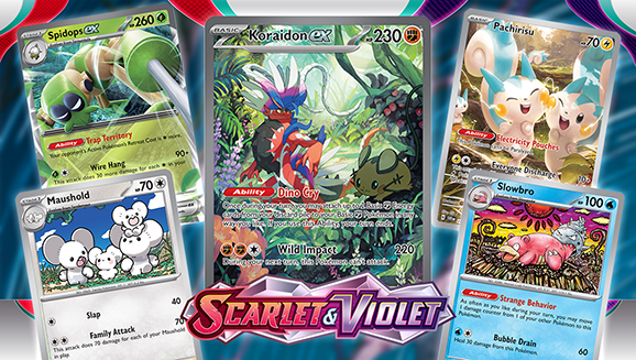 Maushold, Koraidon ex, and More from Pokémon TCG: Scarlet & Violet