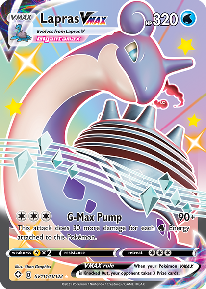 Lapras Vmax Cinderace Vmax And Shiny Pokemon In Pokemon Tcg Shining Fates Pokemon Com