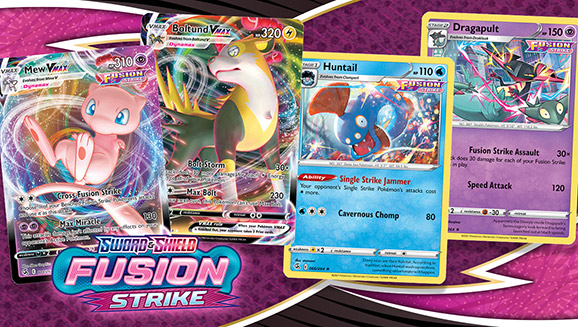 Mew VMAX, Boltund VMAX, and More in Pokémon TCG: Sword & Shield—Fusion Strike