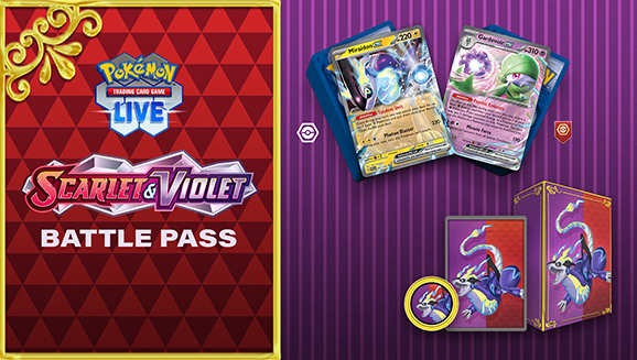 pokemon pass card Battle with Pokémon TCG: Scarlet & Violet on Pokémon Trading Card Game Live