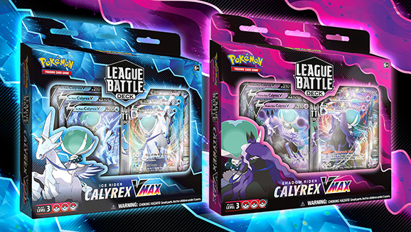 Pokémon TCG: League Battle Deck—Ice Rider Calyrex VMAX and Pokémon TCG: League Battle Deck—Shadow Rider Calyrex VMAX 
